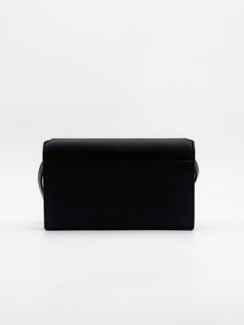 Saint Laurent YSL Black Leather Mini Flap Crossbody Shoulder Bag - Picture 2 of 12